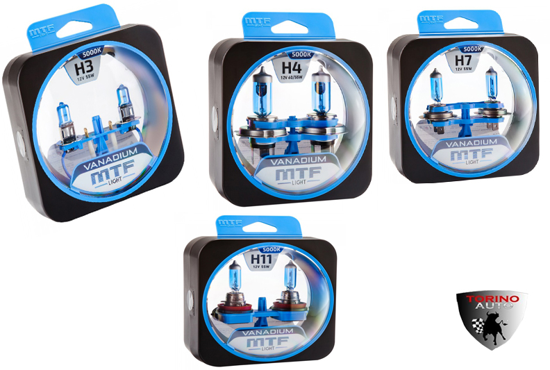 Лампа галогеновая "MTF"  H10 12V 42W Vanadium,комп. 2шт. HV2149