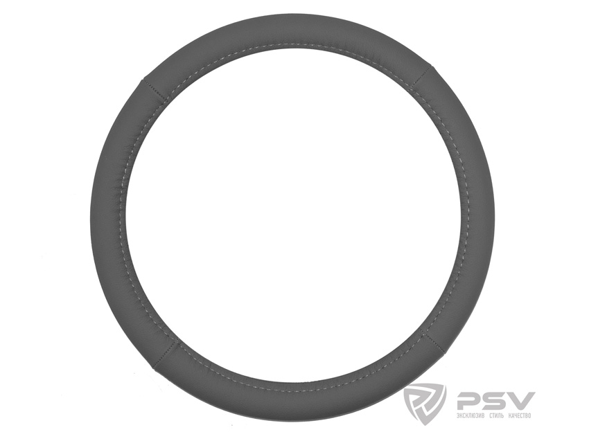 ЯЯЯОплетка на рулевое колесо кожаная PSV Skin (Серый) М/114059