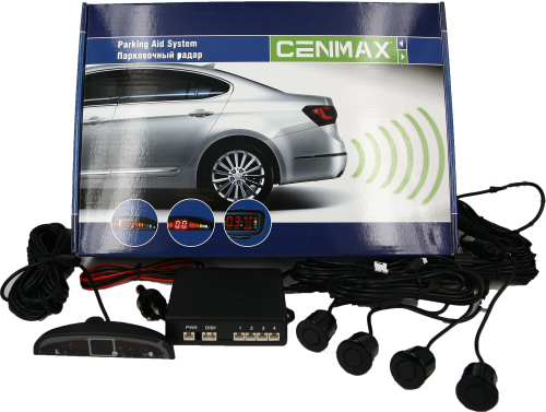 Парковочный  радар Cenmax PS-4.1 Black (4 ультразвук. датчика, LED дисплей)