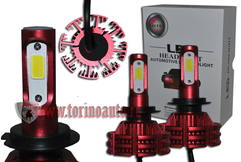 Лампа головного света со светодиодами CREE H27-880-Х3  60W/6000LM 9-32V (без вентилятора)