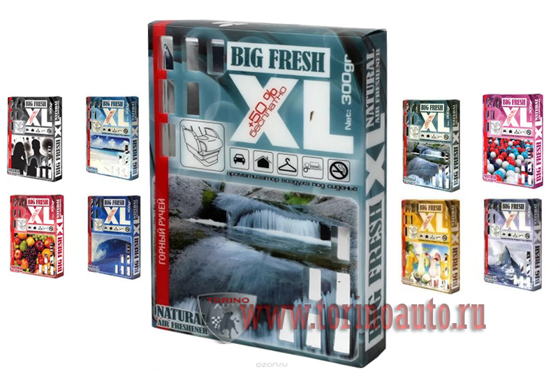 ЯЯЯАроматизатор воздуха  "BIG FRESH" XL mont blanc BXL-148 (300гр)/30