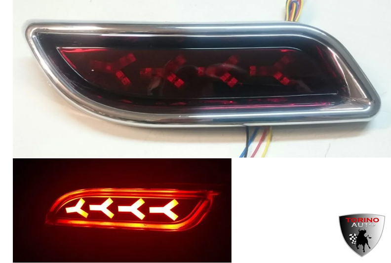 Катафоты светодиодные ZFT-331 RED типа "Lexus" на задний бампер Лада Приора 2
(3 режима работы :СТО