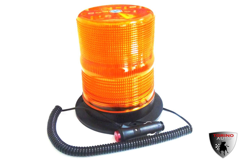 Маяк проблесковый светодиодный YL-817 Y оранжевый ("Стробоскоп", 3  режима работы, а магните+стацио