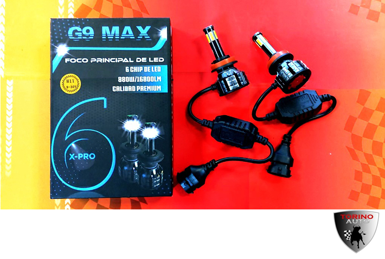 Лампа головного света со светодиодами CREE H8-G9 MAX  6chip-16800LM 9-30V(со встр, вентилятором)