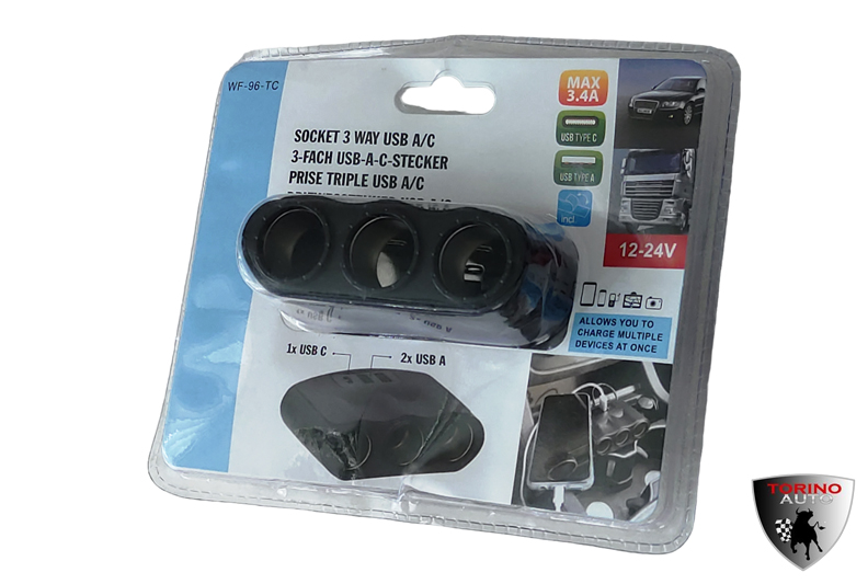    3 +3USB (1-C, 2-A)  WF-0096-TC   3,4,  