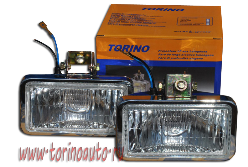 ЯЯФаная JH-260С  (белый 12V 55A H3) металлический корпус хром 120x70мм