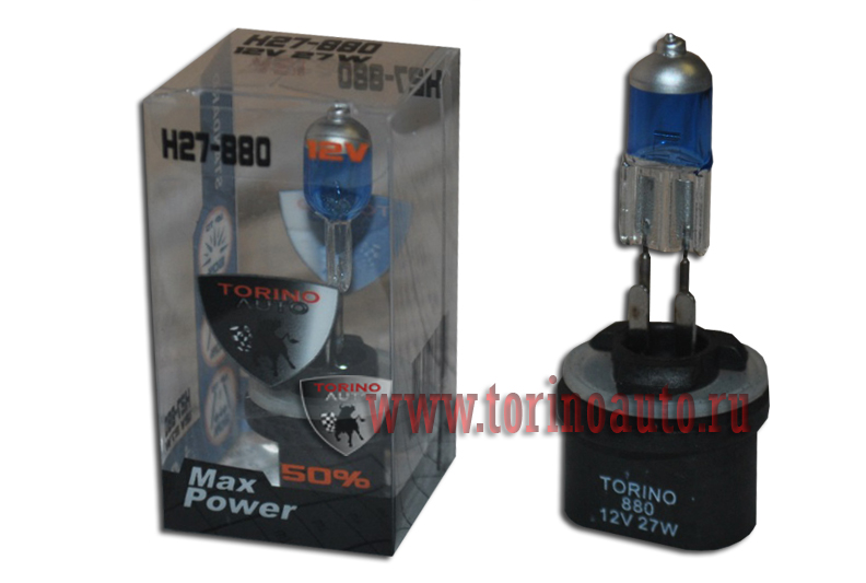 Лампы галогеновые  H27-880   12V27W   (стандарт)