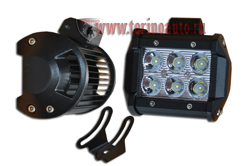 Фонарь светодиодный  D6LED 18W (JR-C-18W) SPOT (C-18W Spot Light 6-LED (дальний) (9-30V)