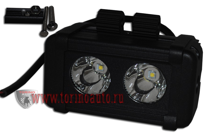 Фонарь светодиодный  D-20W  SPOT 12,5*6,5*9см, LED-2 (9-30V)