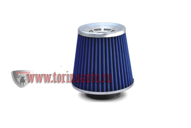 Фильтр воздушный, спортивный"SUPER POWER FLOW" 16007F-GR h=155mm, t=120mm, b=155mm (серый)