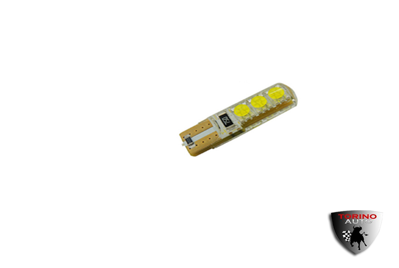 Светодиодная лампа для а/м T10-5050-6SMD-Crystal  (белый) 12V