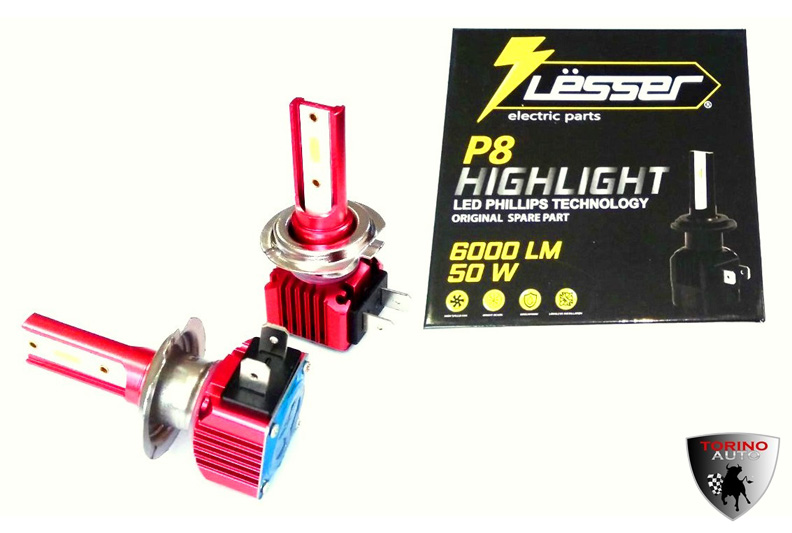 Лампа головного света со светодиодами CREE H4-P8 50W/6000LM 9-32V (без вентилятора, безпроводная)