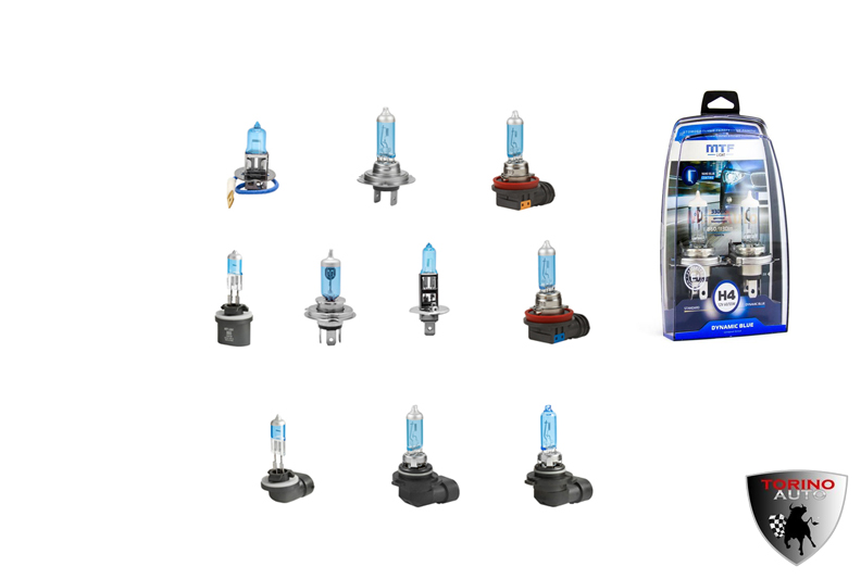 Лампа галогеновая "MTF"  H3 12V 55W Dynamic Blue ,комп. 2шт./HDB1203