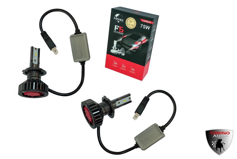 Лампа головного света со светодиодами CREE H7-F5 CANBUS 75W, 9-30V(со встр, вентилятором)