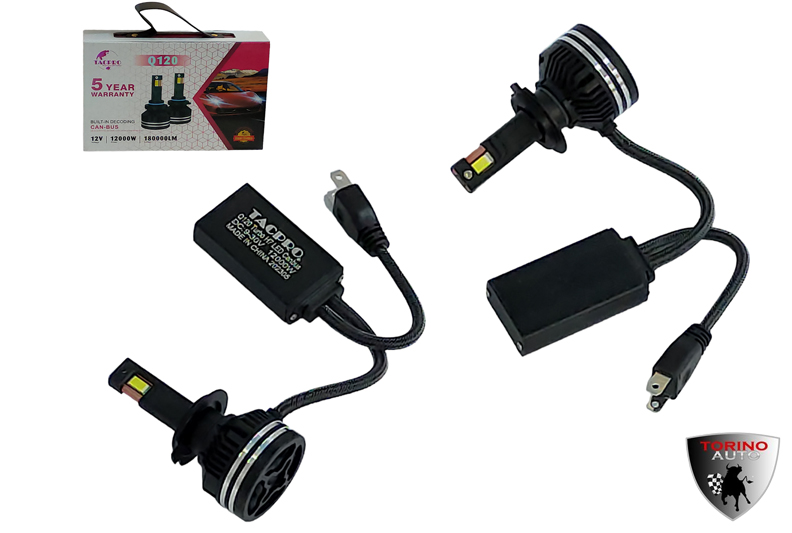 Лампа головного света со светодиодами CREE H27-880-Q120 CANBUS  60W, 9000LM, 12V(со встр, вентилятор