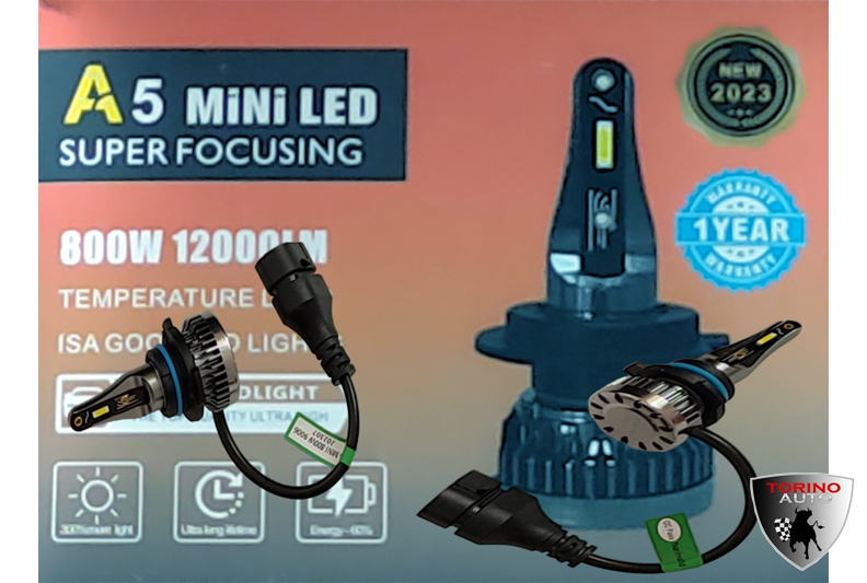 Лампа головного света со светодиодами CREE H27-881-A5-MINI 12V 8000W 12000LM (без вентилятора)