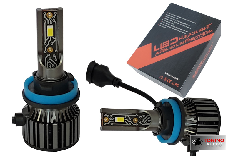 Лампа головного света со светодиодами CREE H11-КВ2  26W, 9-16V (со встр, вентилятором) МИНИ РАДИАТОР