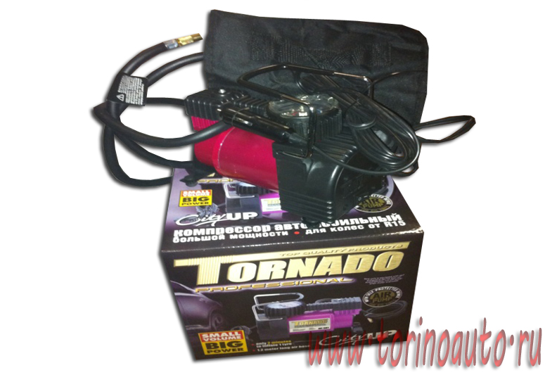 Компрессор автомобильный AC-581  в сумке 14А 150PSI "TORNADO" Professional 12V /8